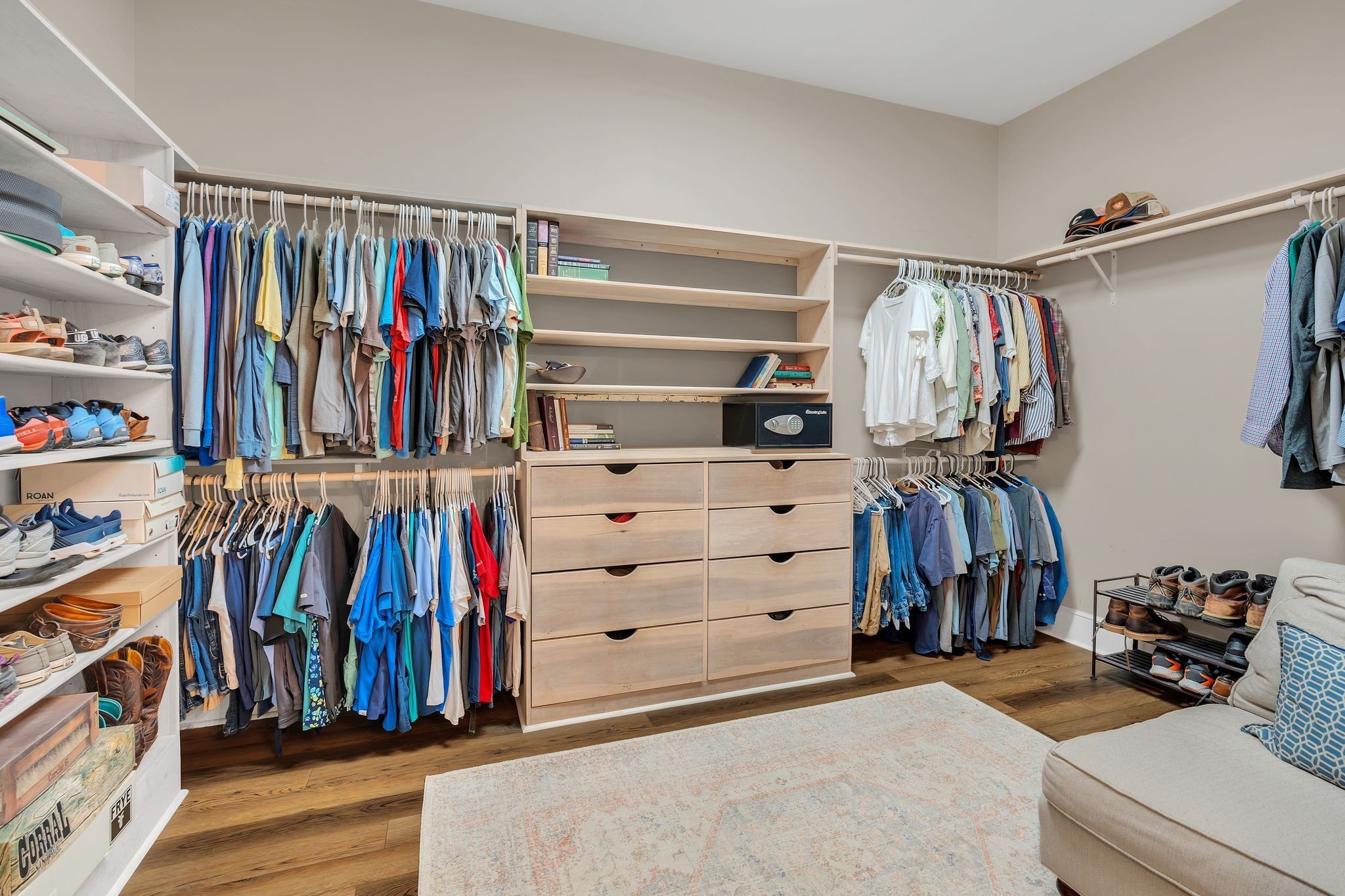 94 Oak Shadow Drive Loretto, TN 38469 - Photo 20 of 68 a view of walk in closet with clothes and shoes