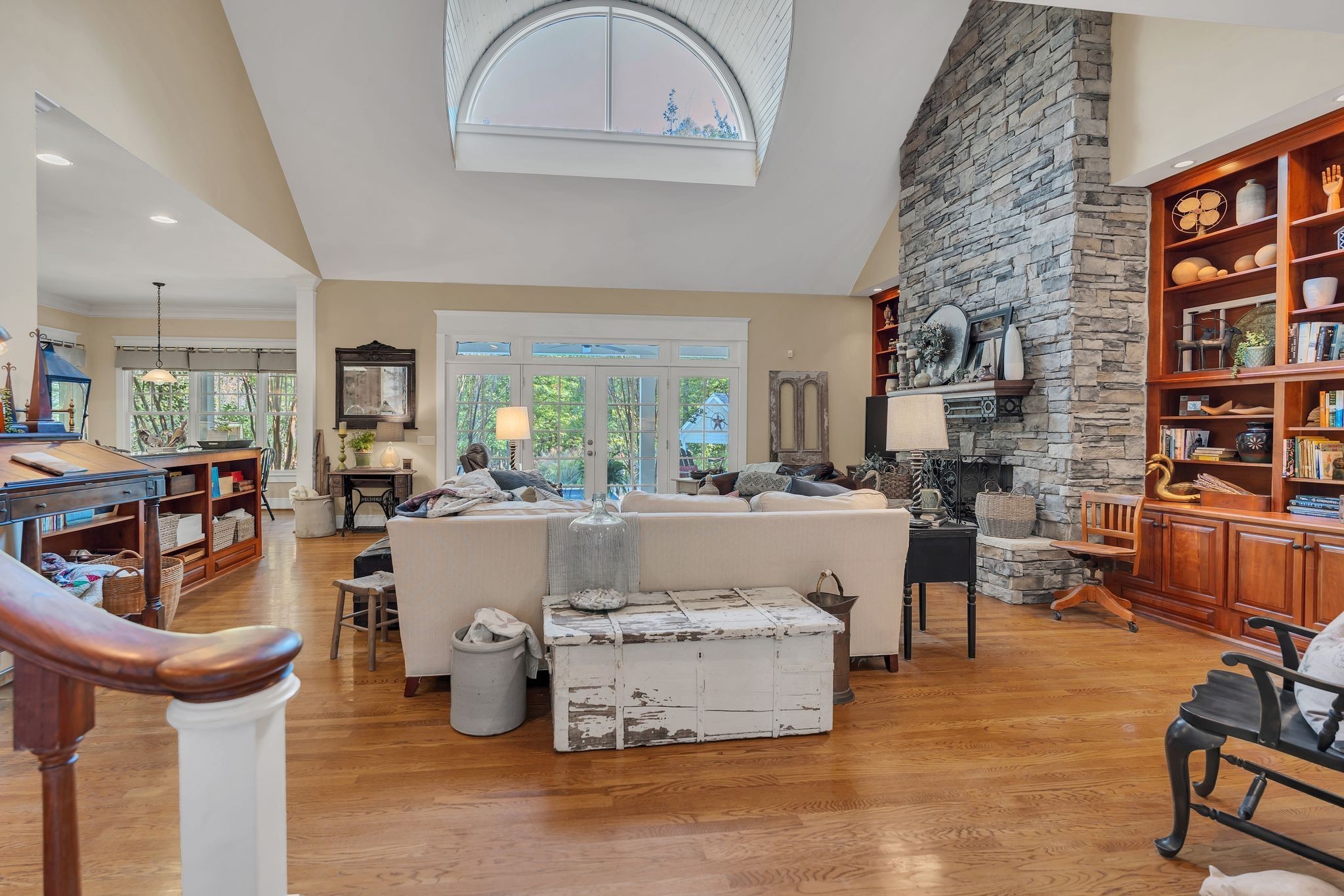 94 Oak Shadow Drive Loretto, TN 38469 - Photo 10 of 68 a living room with fireplace furniture and a book shelf