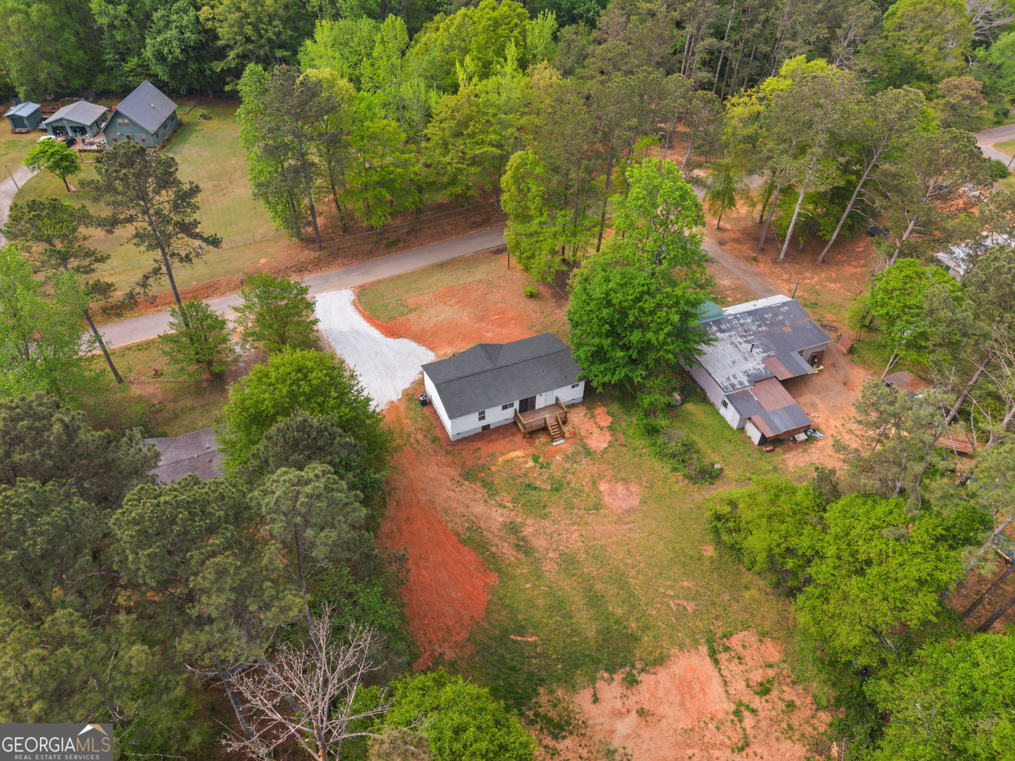 110 Kathy Lane Temple, GA 30179 - Photo 20 of 24 an aerial view of a house with yard