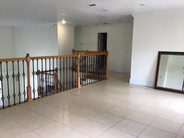 a bathroom with a tub