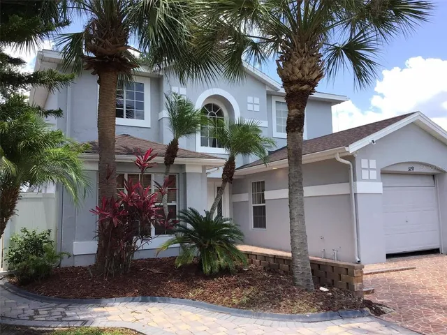 a view of a entryway door front of house