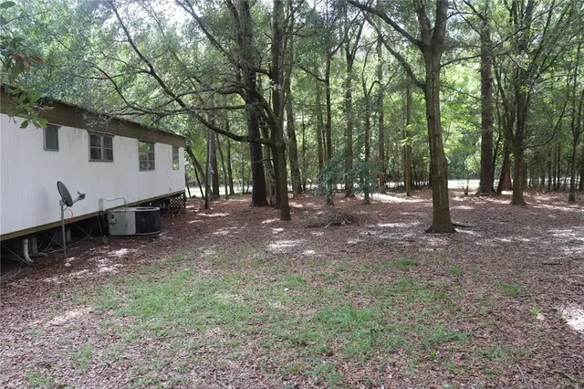 a view of a outdoor space with trees