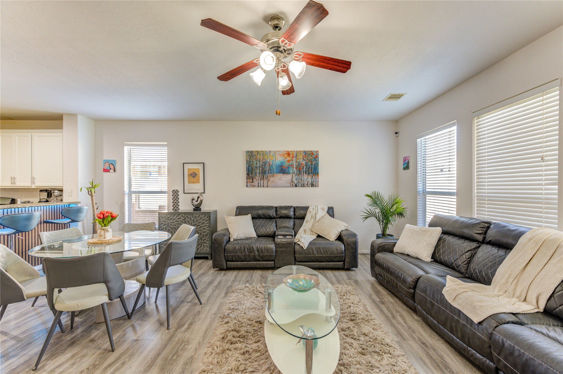 25210 Hazel Ranch Drive Katy, TX 77494 - Photo 17 of 45 a living room with furniture and a large window