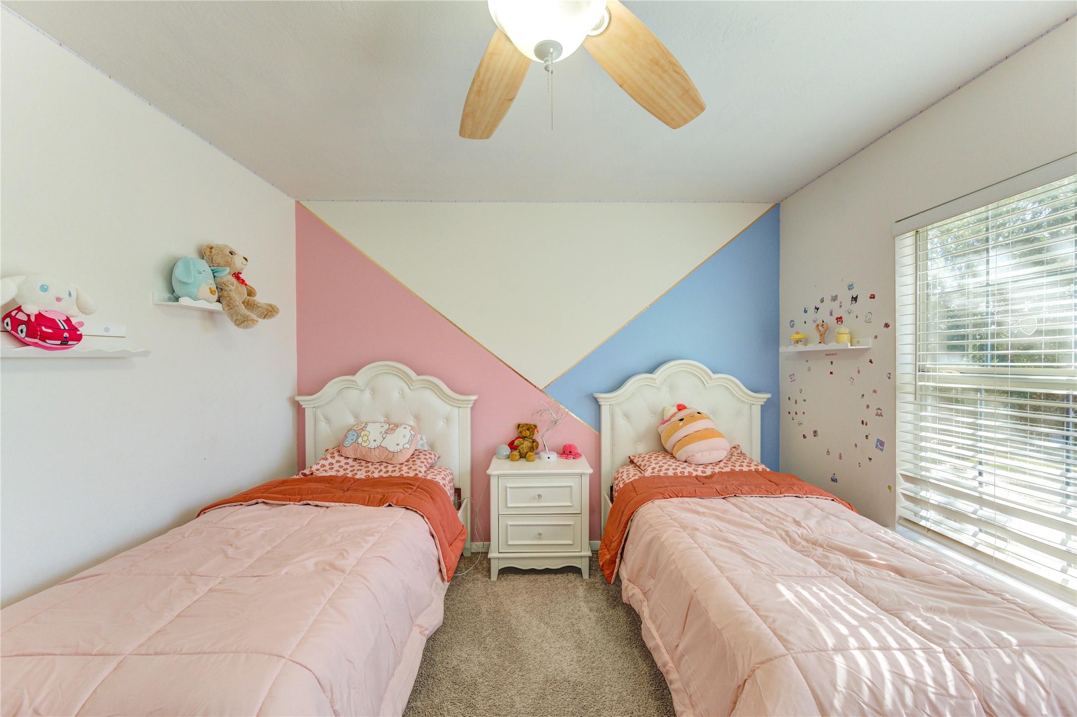 25210 Hazel Ranch Drive Katy, TX 77494 - Photo 38 of 45 a bedroom with two beds and a window