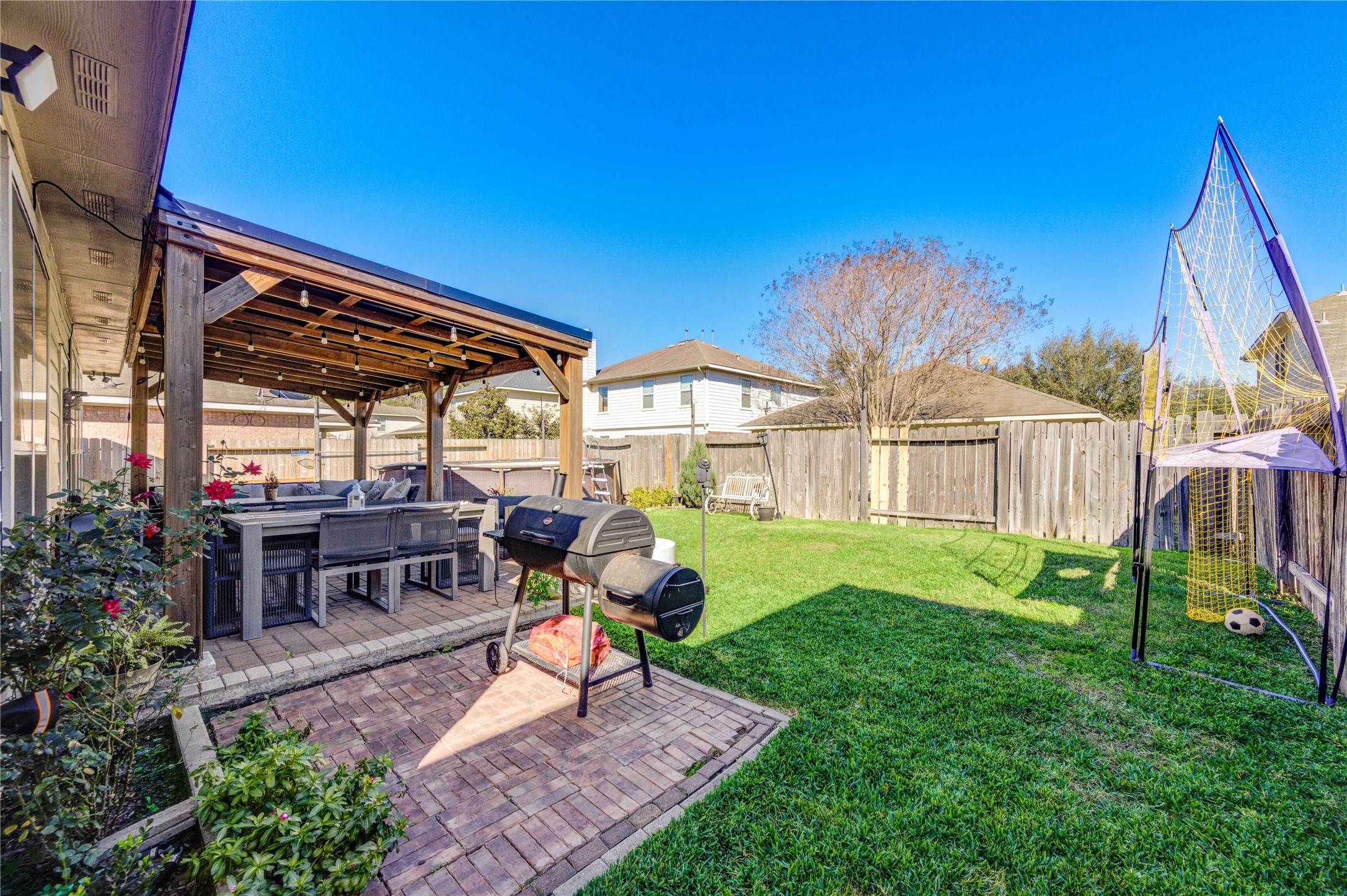 25210 Hazel Ranch Drive Katy, TX 77494 - Photo 43 of 45 a view of a backyard with sitting area