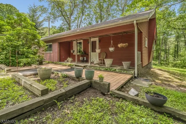 front view of house with a patio