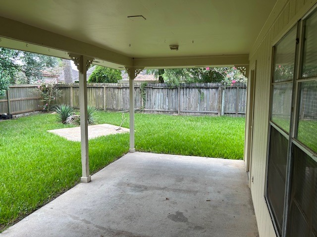 20027 Chipplegate Lane Humble, TX 77338 - Photo 31 of 32 a view of a yard with an outdoor space