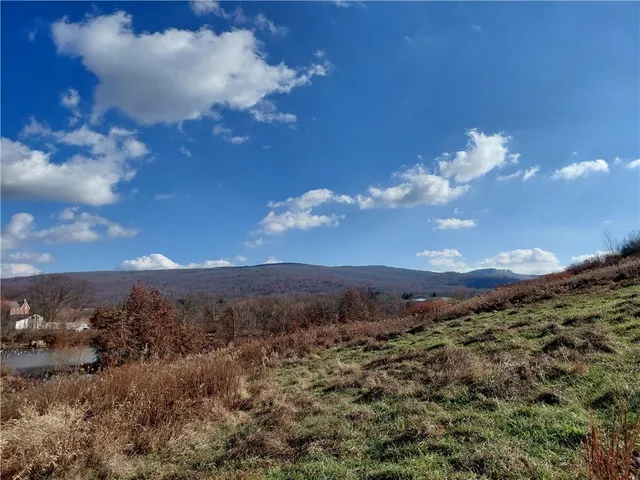 a view of lake with mountain