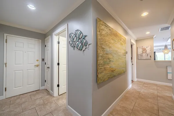 a view of an entryway door