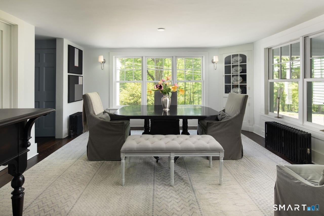 329 Housatonic River Road Salisbury, CT 06031 - Photo 7 of 32 a view of a dining room with furniture window and outside view