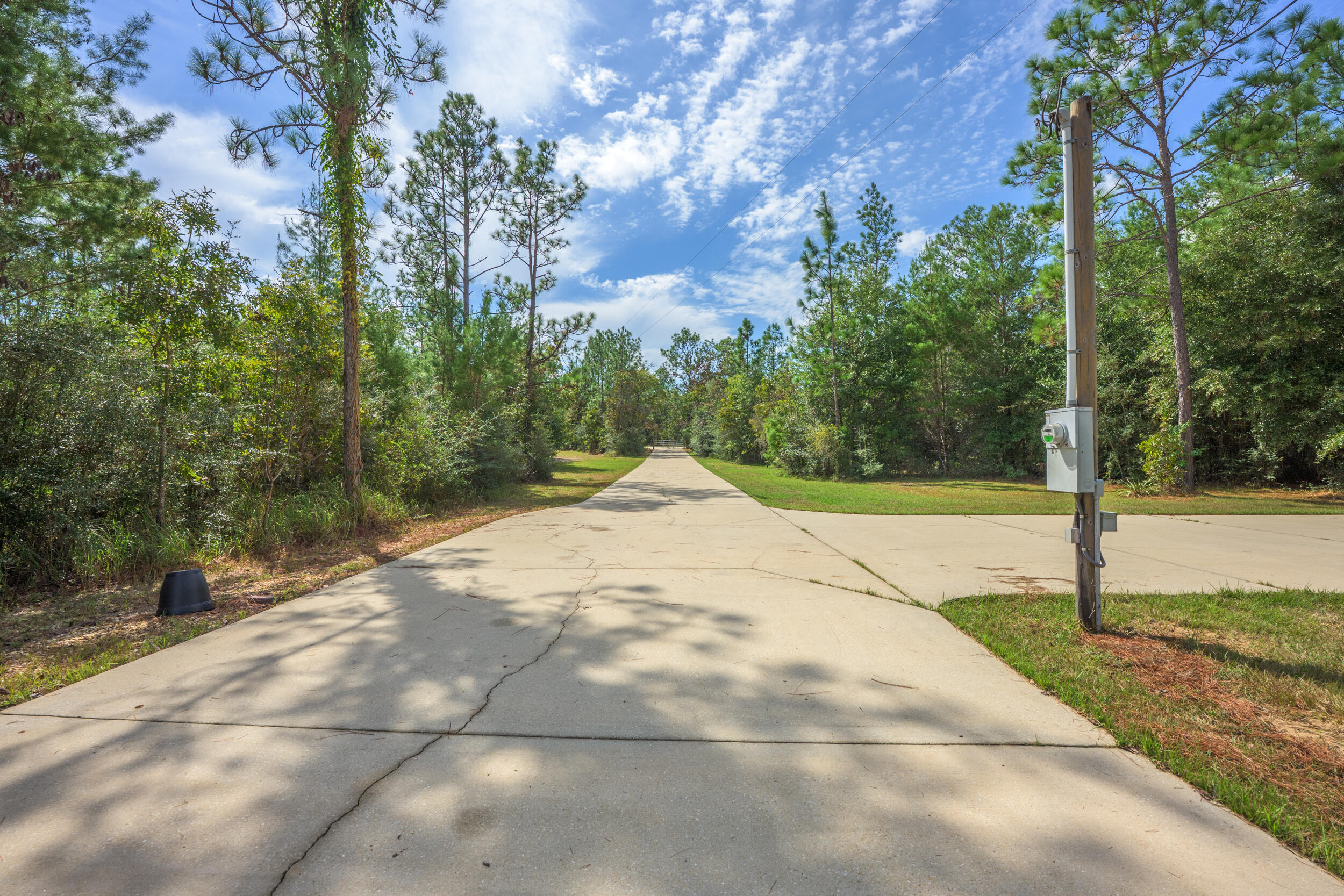 768 Long Road DeFuniak Springs, FL 32433 - Photo 75 of 106 a view of a yard with plants and trees
