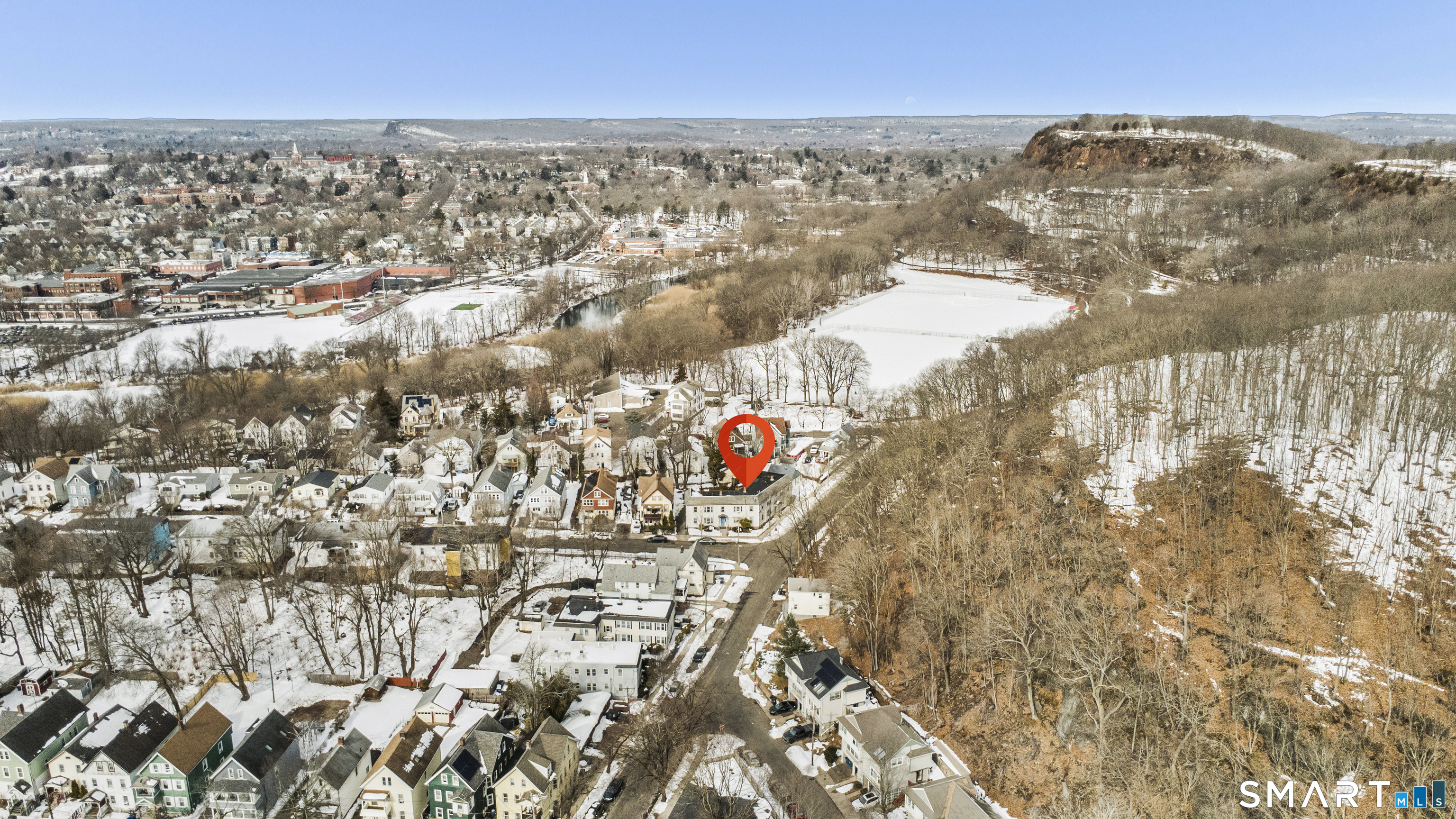 76 Ridge Street New Haven, CT 06511 - Photo 5 of 19 an aerial view of city