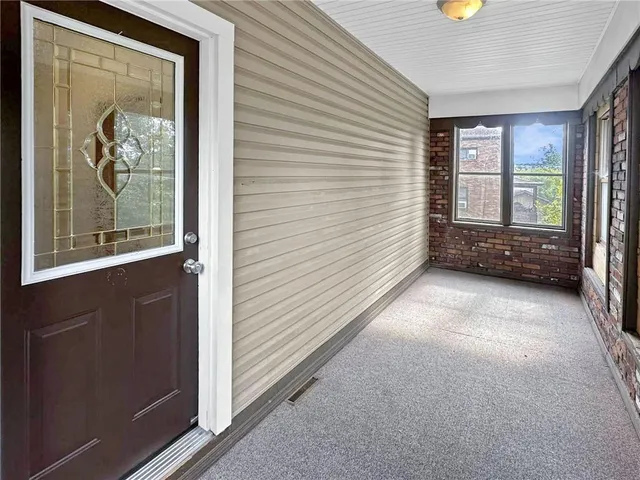 a backyard of a house