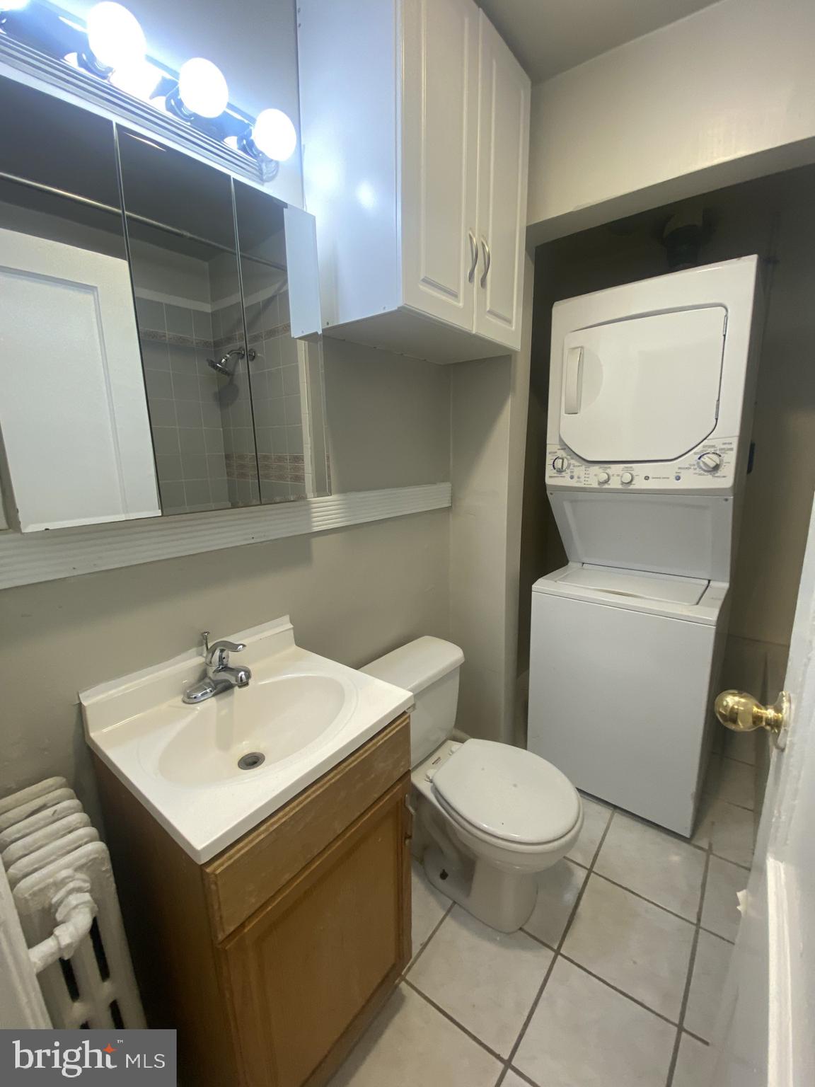 1723 H Street Northeast, Unit 2 Washington, DC 20002 - Photo 8 of 8 Bathroom with Washer/Dryer