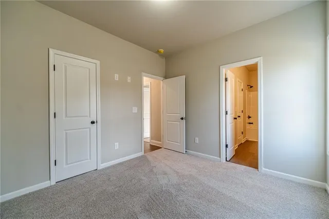 a view of an empty room