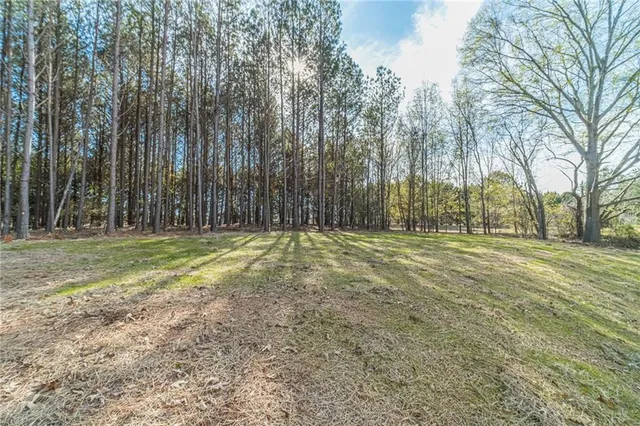 a view of outdoor space with trees