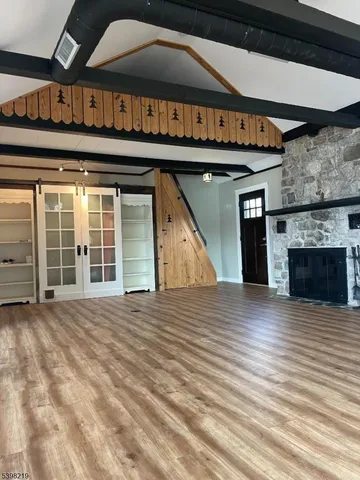 a front view of a building