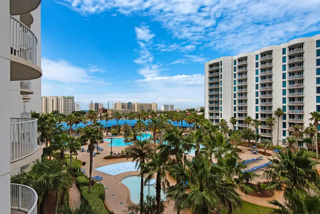 a view of outdoor space with swimming pool and patio