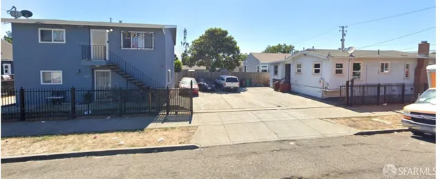 a view of a house with a patio