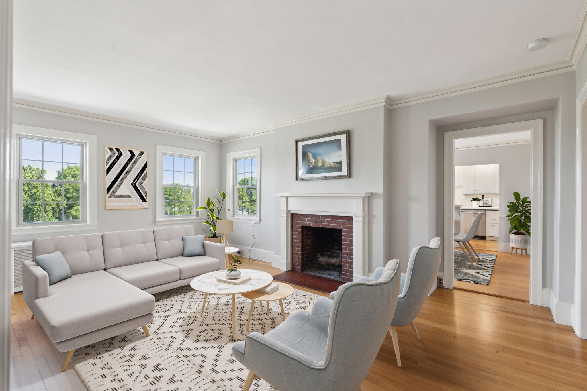 1 Ricker Park, Unit C3 Portland, ME 04101 - Photo 1 of 32 Living Room (Virtually Staged)
