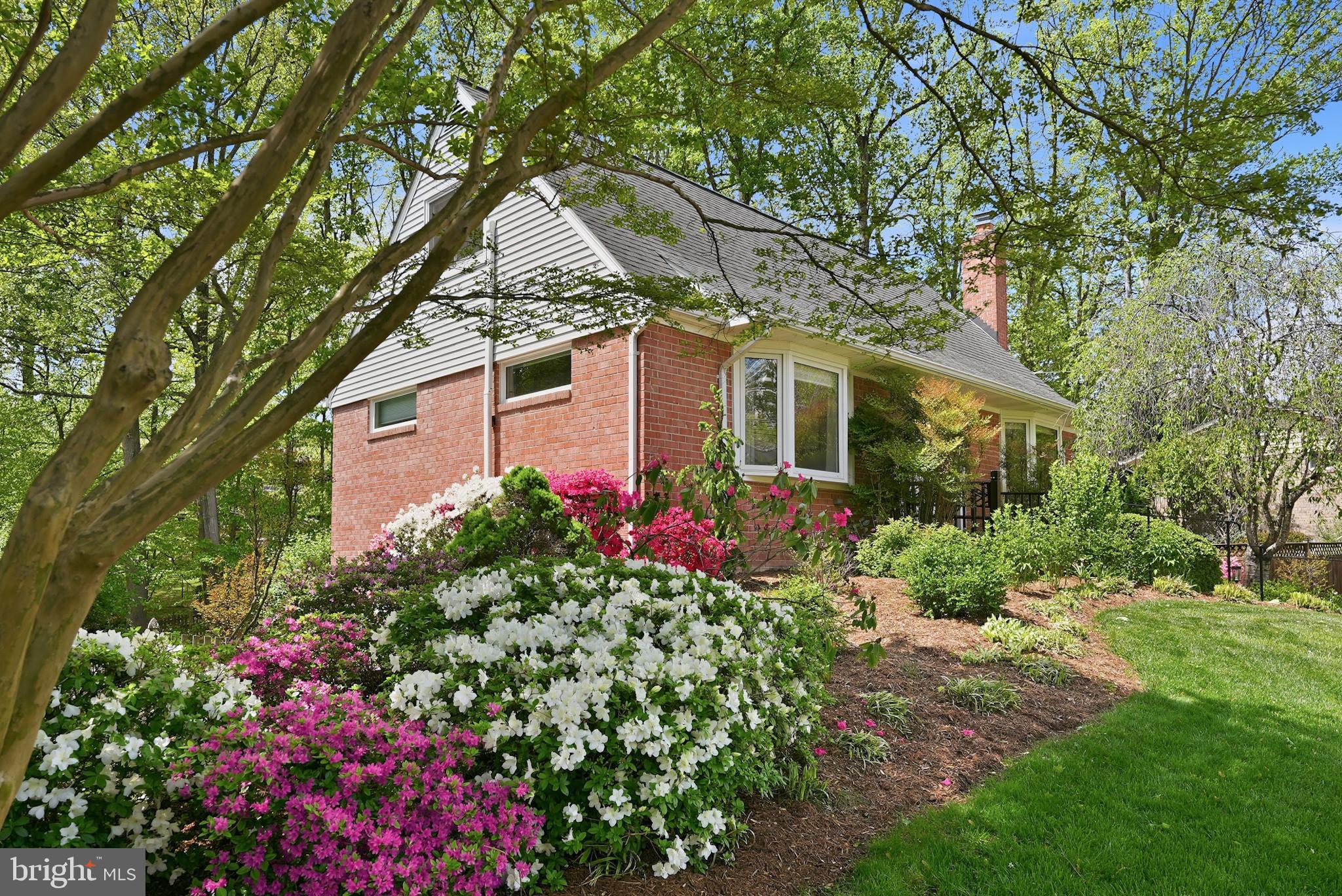 7006 Barnack Drive Springfield, VA 22152 - Photo 47 of 56 a front view of a house with a yard
