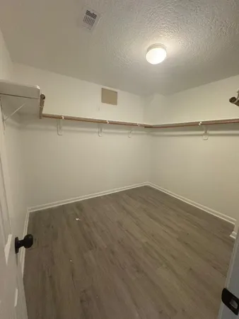 wooden floor in a bathroom