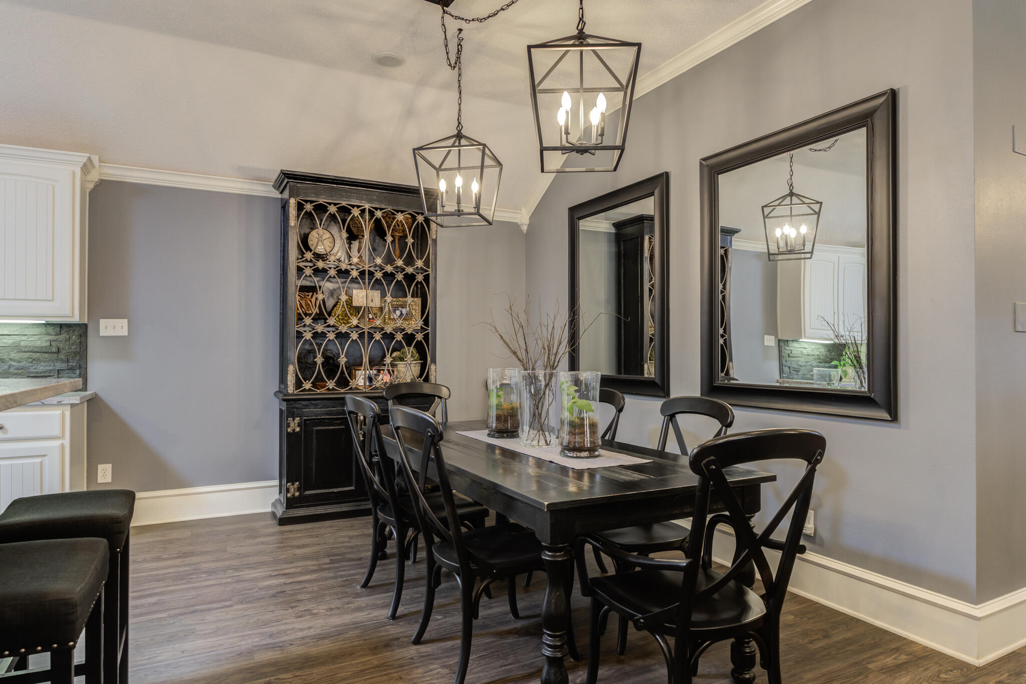 6005 83rd Street Lubbock, TX 79424 - Photo 17 of 47 a view of a dining room with furniture window and wooden floor