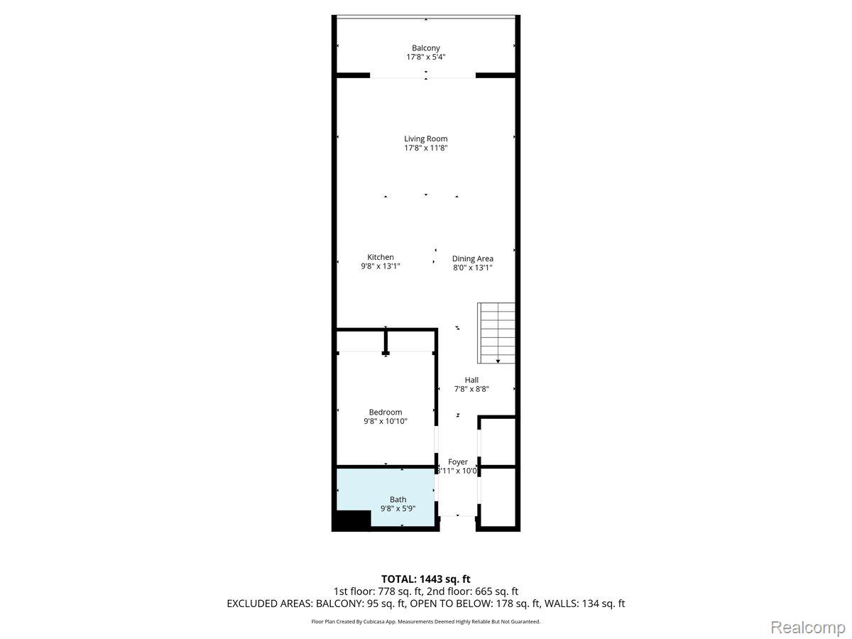 211 East 9 Mile Road, Unit 313 Ferndale, MI 48220 - Photo 37 of 40 View of home floor plan