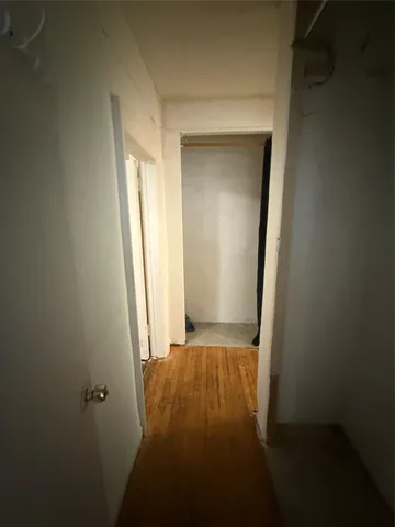 a view of small space with a sink