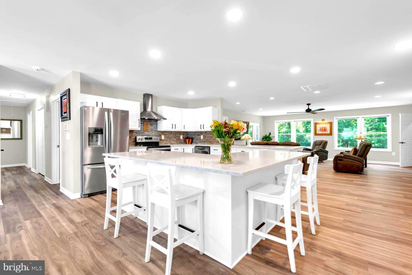 1521 Warfield Road Edgewater, MD 21037 - Photo 2 of 39 Expanded Kitchen with ample cabinets and Island