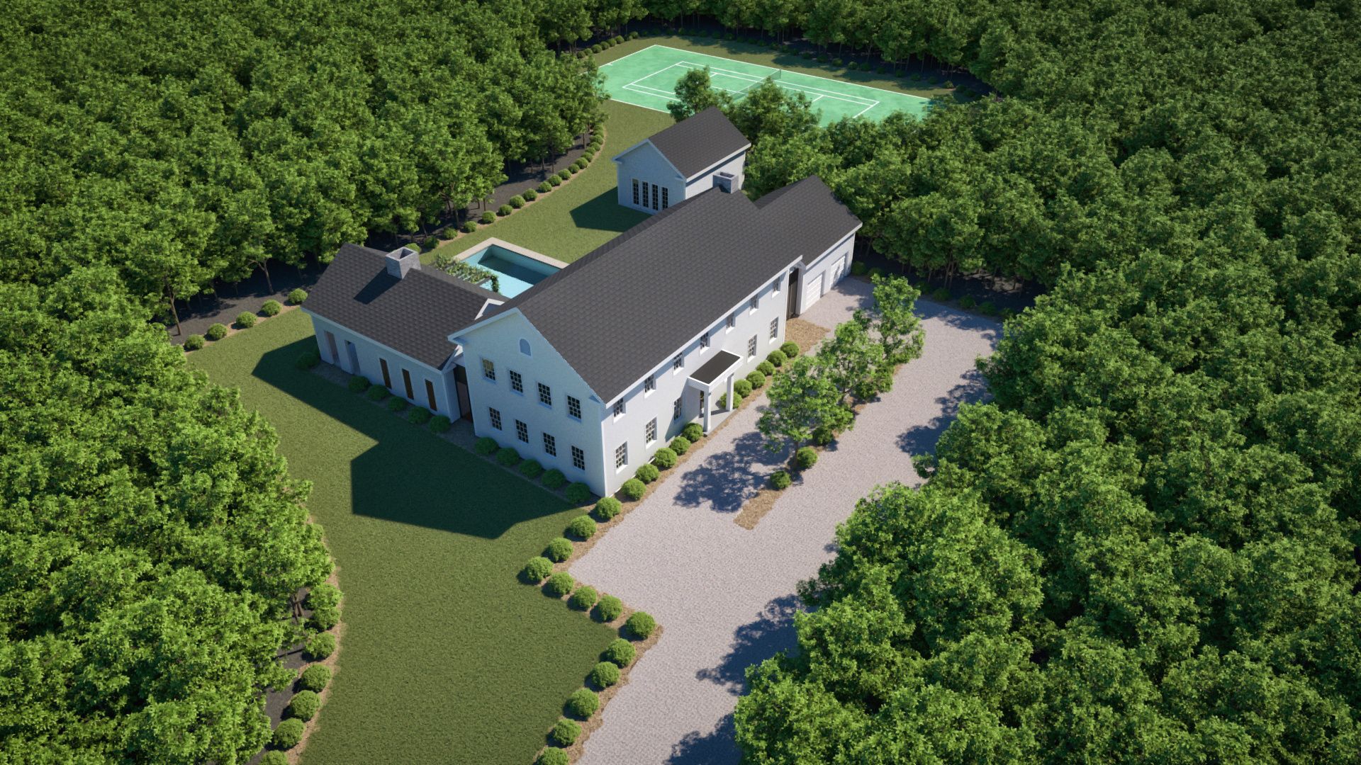 1071 North North Sea Road Southampton, NY 11968 - Photo 14 of 15 an aerial view of a house