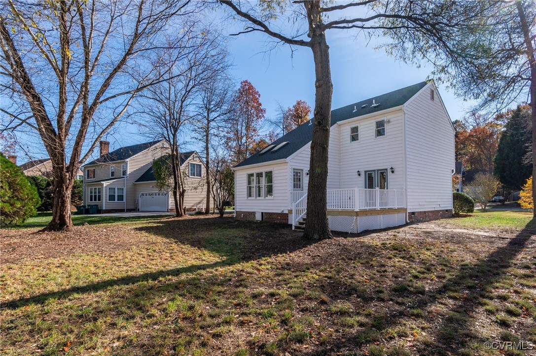1301 Tree Ridge Road Henrico, VA 23231 - Photo 29 of 33 a front view of a house with a yard covered in snow