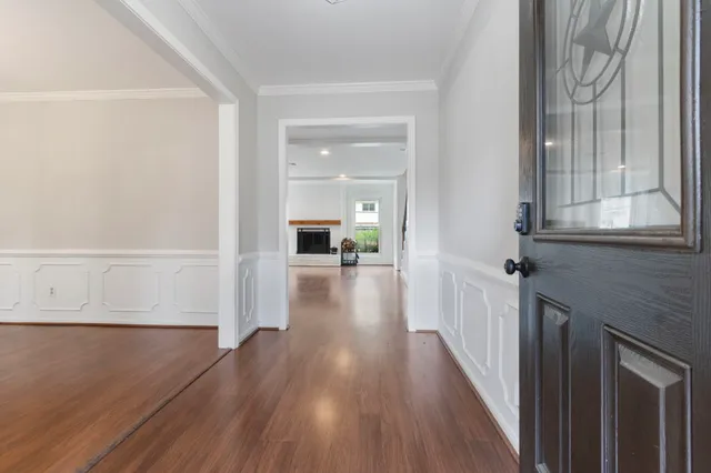 wooden floor in a gallery