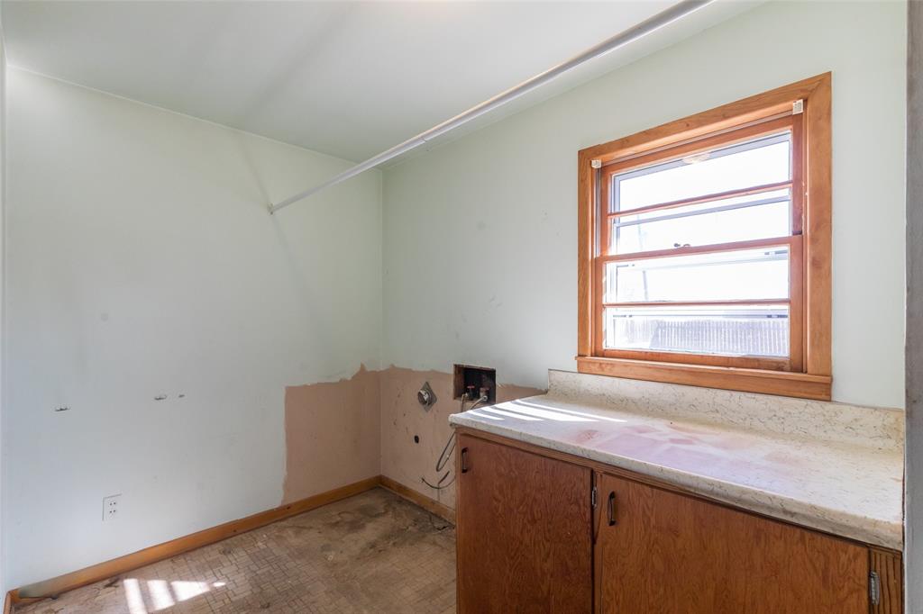 341 South Main Street Trent, TX 79561 - Photo 30 of 38 Laundry is located through the garage into the laundry room.