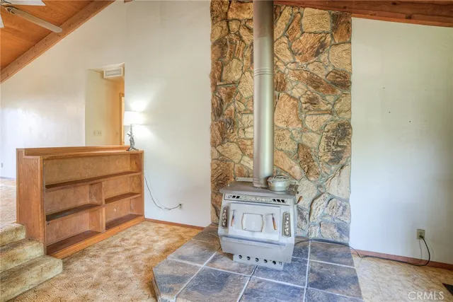 a view of backyard space and trees