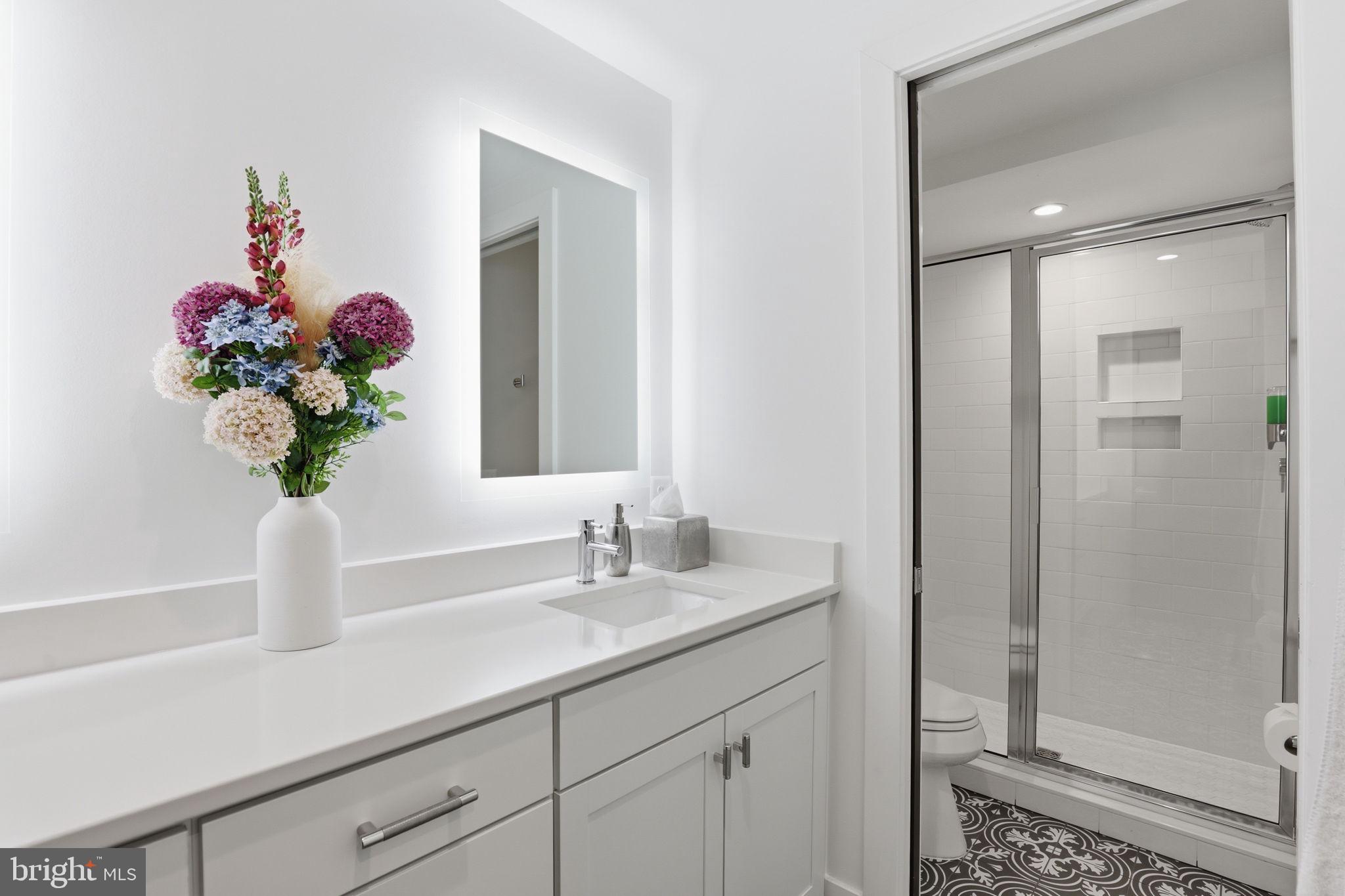 1007 O Street Northwest Washington, DC 20001 - Photo 43 of 51 3rd full bath with dual vanity