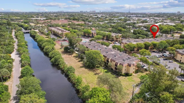 a view of a city and mountains