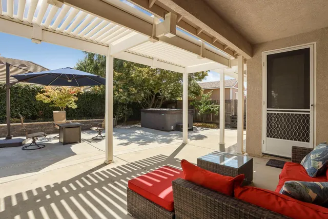 a view of outdoor space patio and barbeque oven