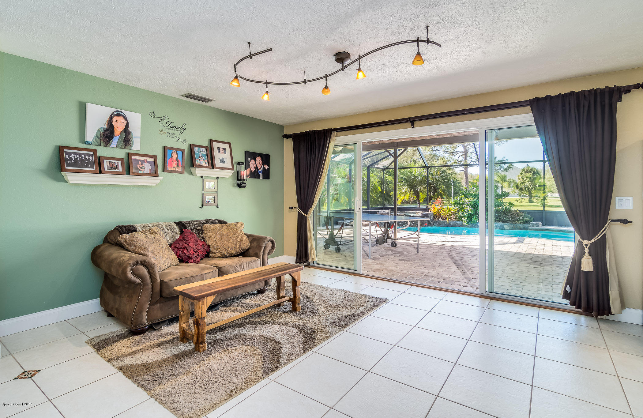 2500 Turtle Mound Road Melbourne, FL 32934 - Photo 18 of 43 Nook View to Pool Area