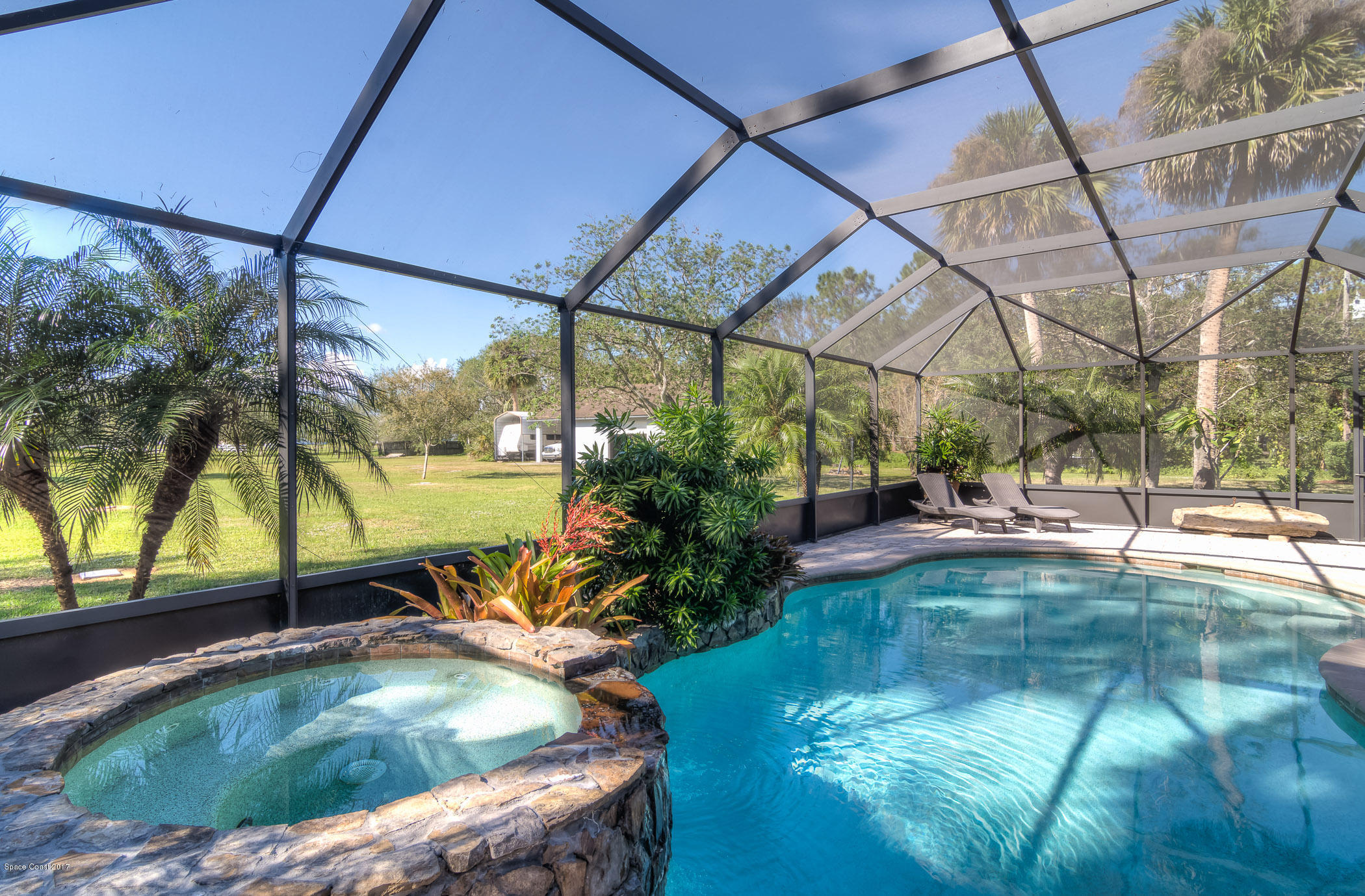 2500 Turtle Mound Road Melbourne, FL 32934 - Photo 29 of 43 6 Person Spa with Waterfall