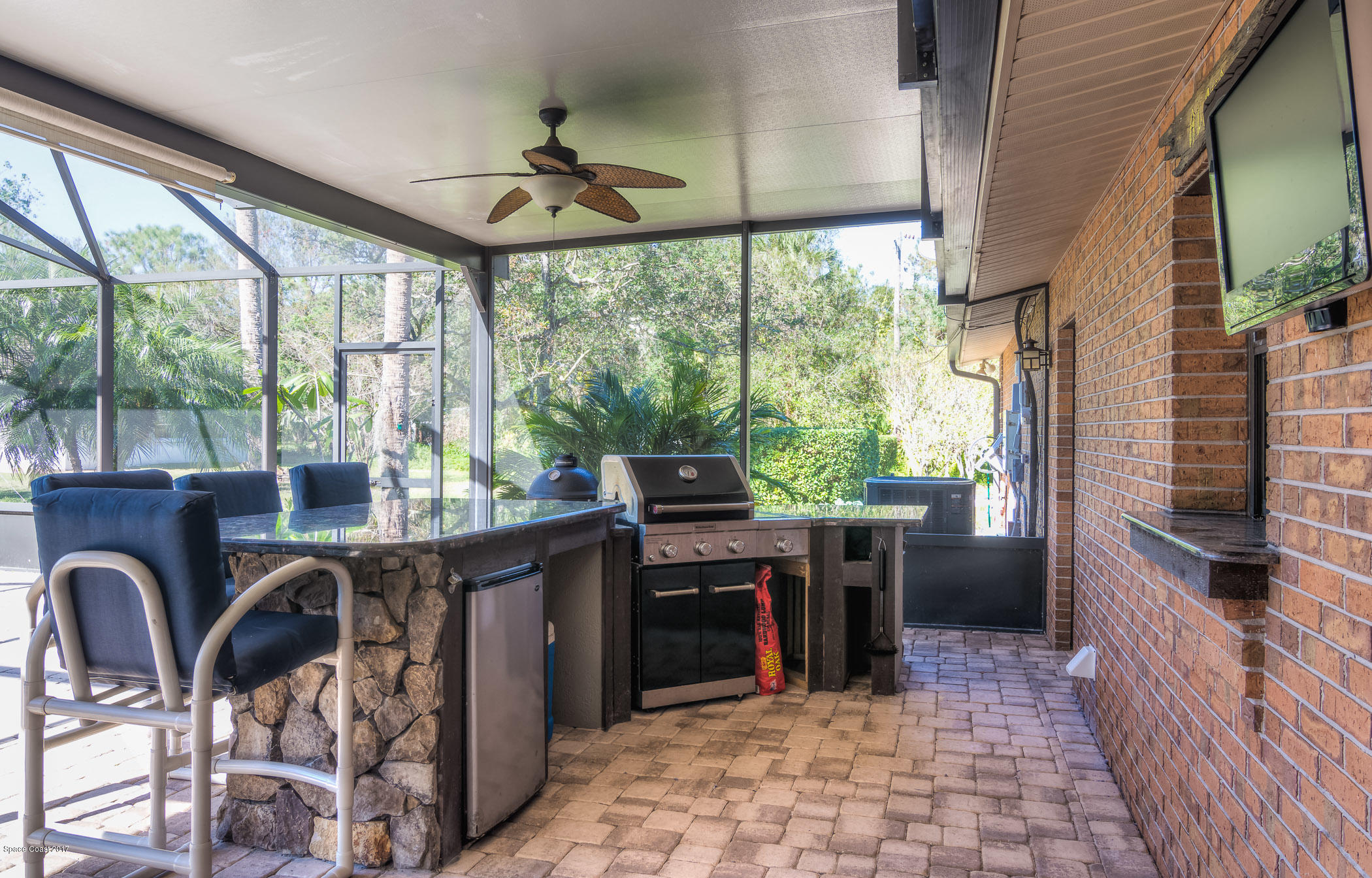 2500 Turtle Mound Road Melbourne, FL 32934 - Photo 30 of 43 Large Summer Kitchen