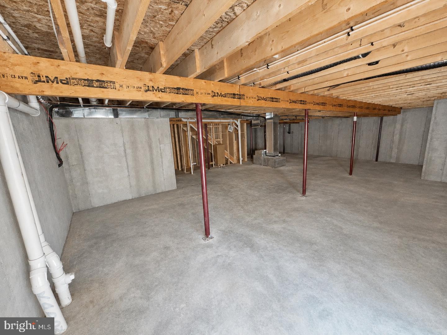 4 Libby's Ridge Road Berkeley Springs, WV 25411 - Photo 34 of 36 Spacious, unfinished basement ready for ideas.