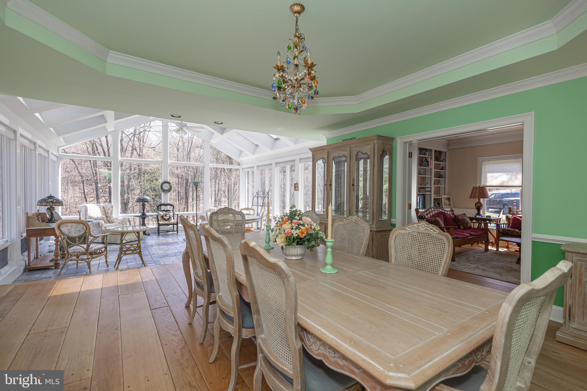 1045 Washington Crossing Road Newtown, PA 18940 - Photo 16 of 67 a view of a dining room with furniture window and outside view
