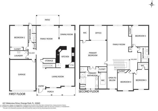 $449,990 | 631 Wakeview Drive, Orange Park, FL 32065