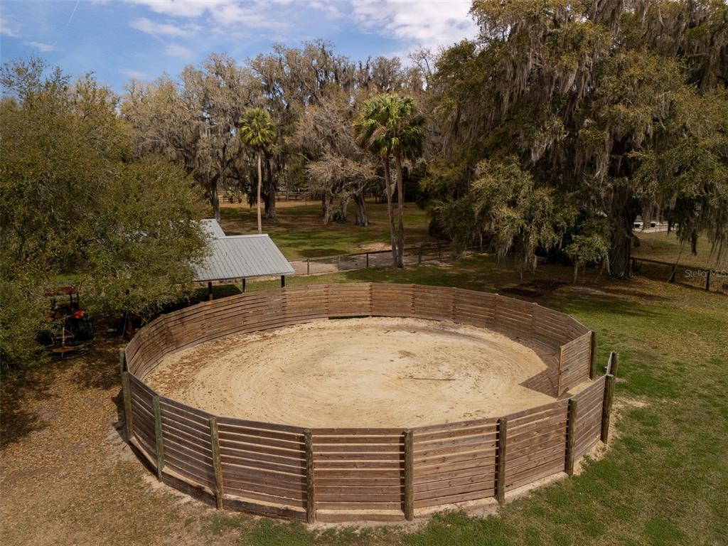 4986 Southwest 7th Avenue Road Ocala, FL 34471 - Photo 35 of 39 a view of a swimming pool with a yard and large tree