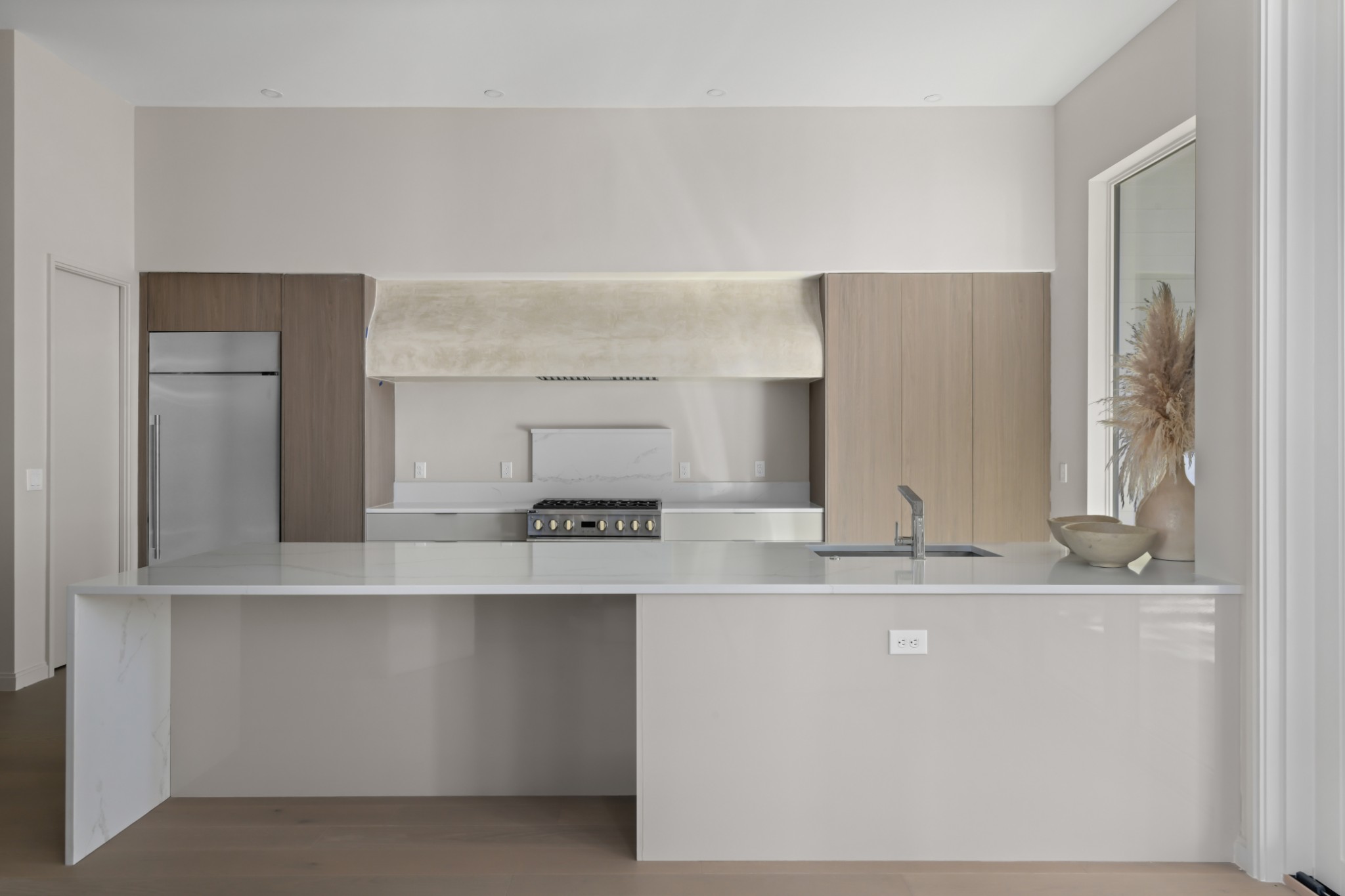 3707 A Woodmont Boulevard Nashville, TN 37215 - Photo 21 of 56 a kitchen with kitchen island stainless steel appliances a sink and a refrigerator