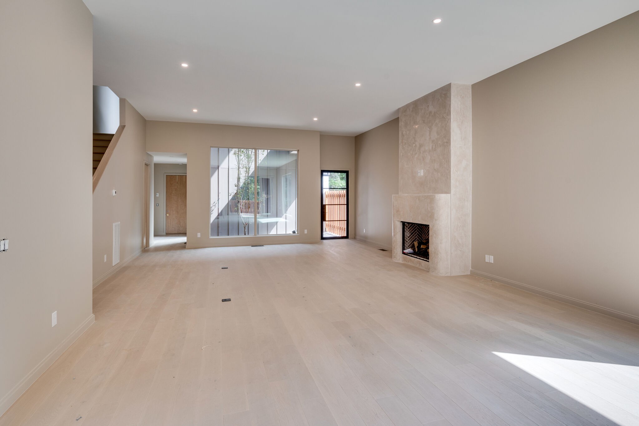 3707 A Woodmont Boulevard Nashville, TN 37215 - Photo 52 of 56 an empty room with fireplace and windows