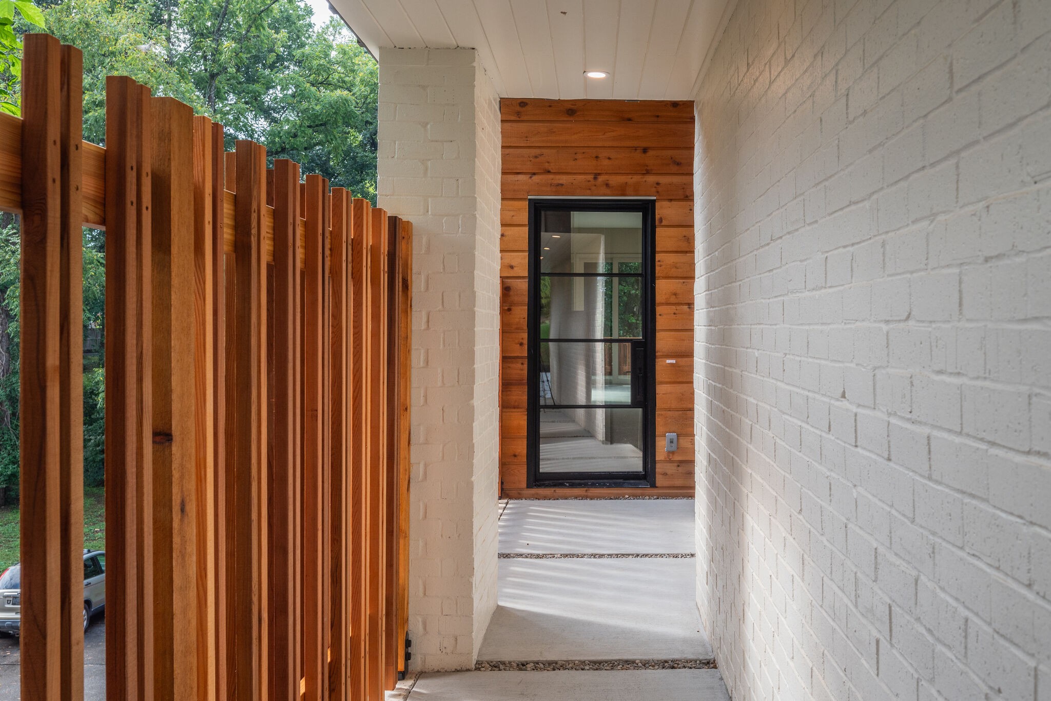 3707 A Woodmont Boulevard Nashville, TN 37215 - Photo 6 of 56 a view of a wooden door with outside view
