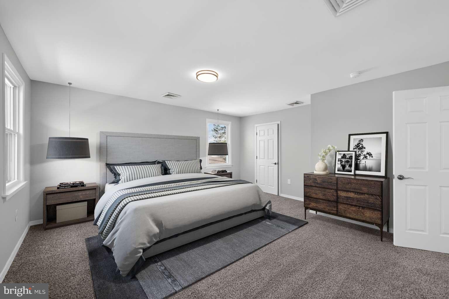 916 Stephen Avenue Croydon, PA 19021 - Photo 17 of 34 a bedroom with a bed and a night stand