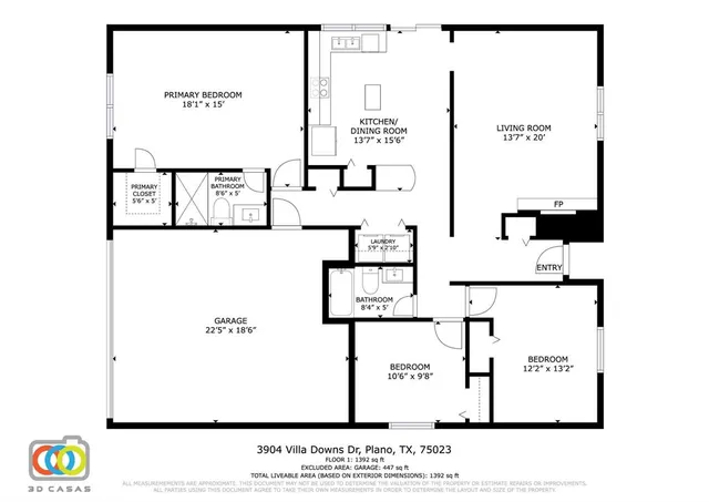 $330,000 | 3904 Villa Downs Drive, Plano, TX 75023